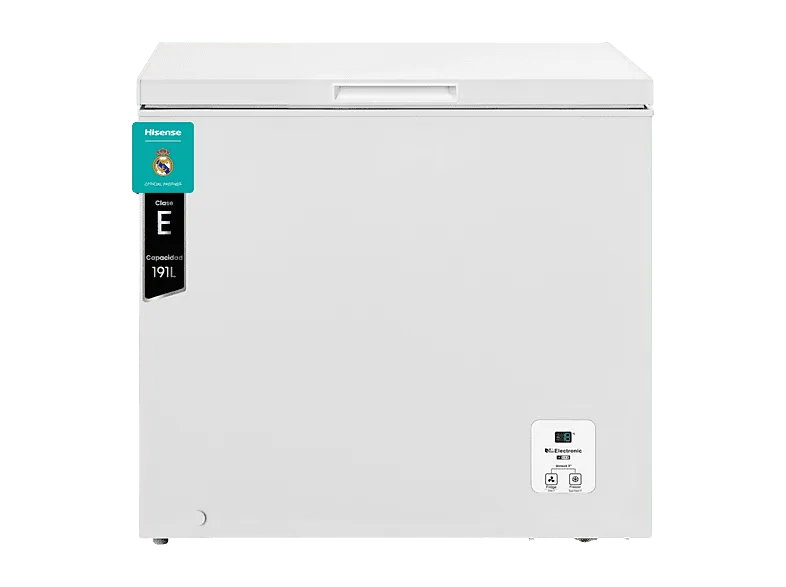 Congelador horizontal - Hisense FT247D4AWYLE, 191 l, 85.3 cm, Congelación rápida, Blanco