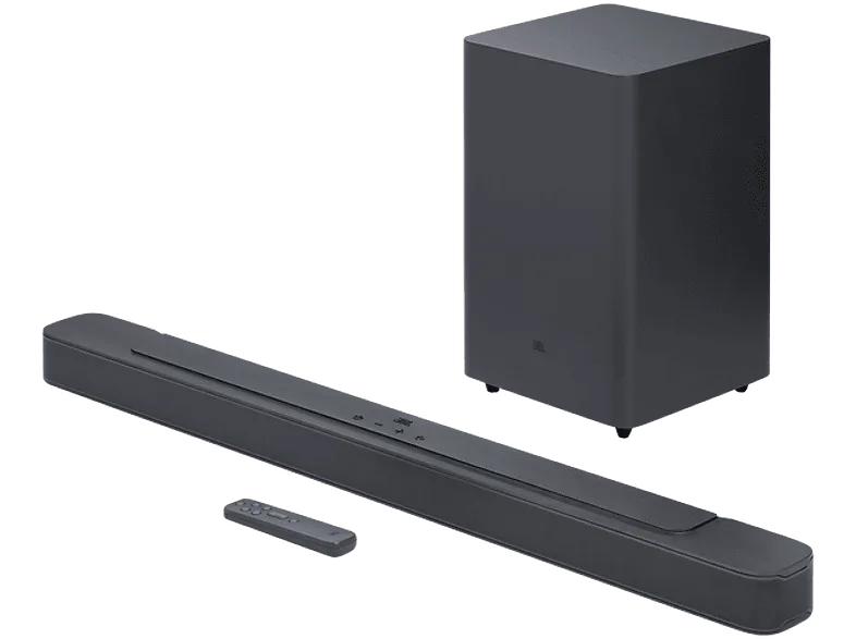 Barra de sonido - JBL 2.1 Deep Bass (MK2), Bluetooth, Subwoofer Inalámbrico, 50 W, Negro