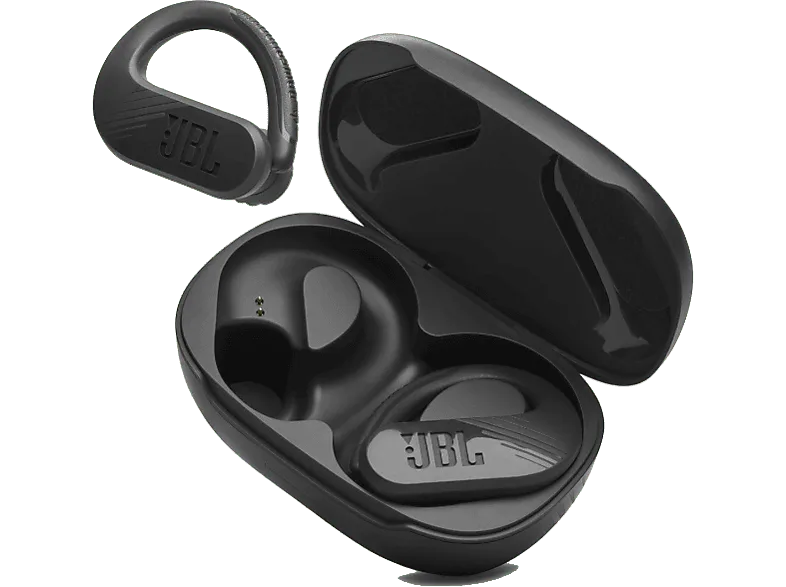 Auriculares True Wireless - JBL Endurance Peak 3, Intraurales, IP68, Hasta 50 h de reproducción, Negro