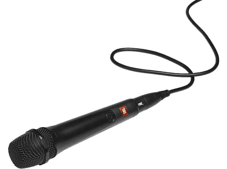 Micrófono - JBL PBM100, Para altavoces Party Box, Dinámico con cable, Cardioide, Negro