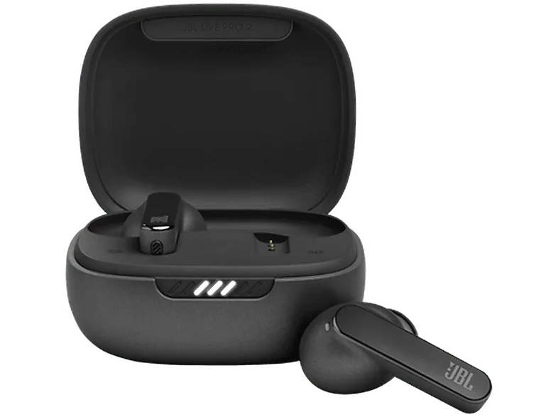Auriculares True Wireless - JBL Live Pro 2, De botón, BT 5.2, Hasta 40 horas, IPX5, Negro + Estuche de carga (imagen 1 de 3)