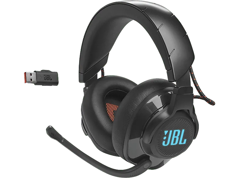 Auriculares gaming - JBL QUANTUM610BLK, Bluetooth, Inalámbrico, 40h, Cancelación de ruido, Negro (imagen 1 de 3)