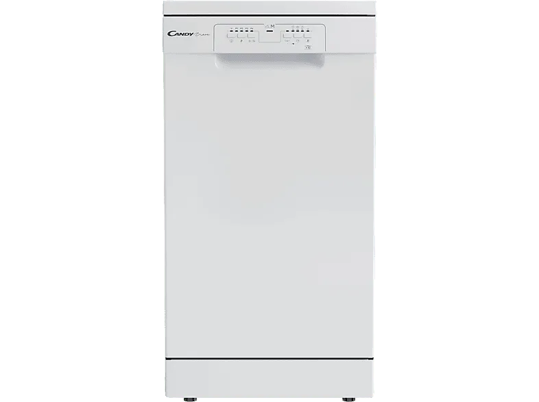 Lavavajillas - Candy Brava CDPH 2L1049W-01, 10 servicios, 5 programas, 45 cm, Programa rápido 39' min, Blanco (imagen 1 de 3)