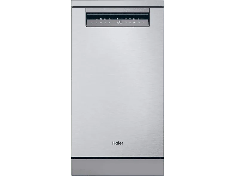 Lavavajillas - Haier I-Pro Shine Series 5 XF1C3TB1FX, 11 servicios, 8 programas, 45 cm, Motor Inverter, Wi-Fi, Inox (imagen 1 de 3)