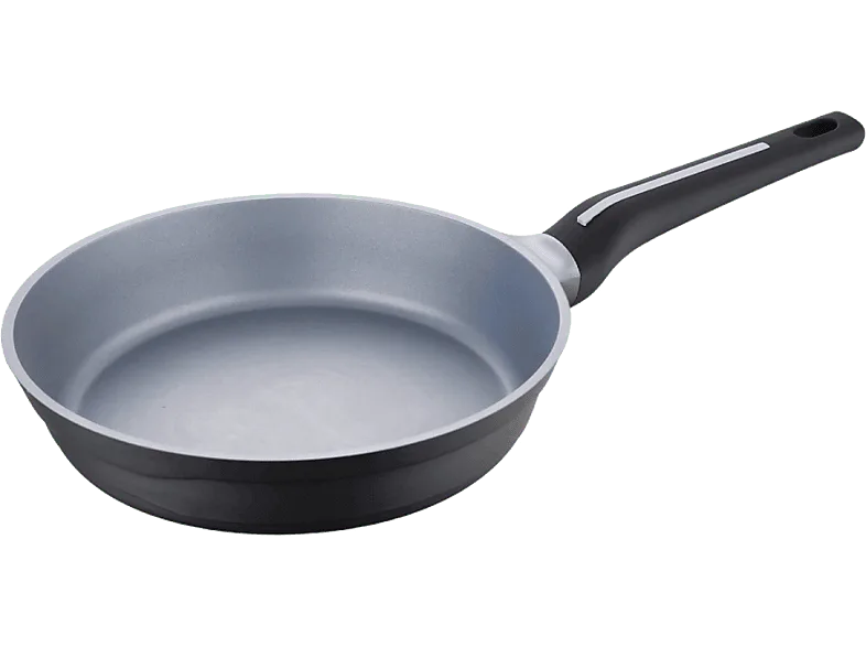 Sartén - San Ignacio Bergner Bistro Grey SG6423, 32x7 cm, Aluminio fundido, Inducción, Mango ergonómico, Negro