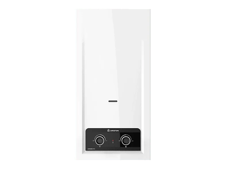 Termo eléctrico - Ariston AKROS 11 NG, 21 kW, l, Control Exterior de Temperatura, Gas Natural, Blanco