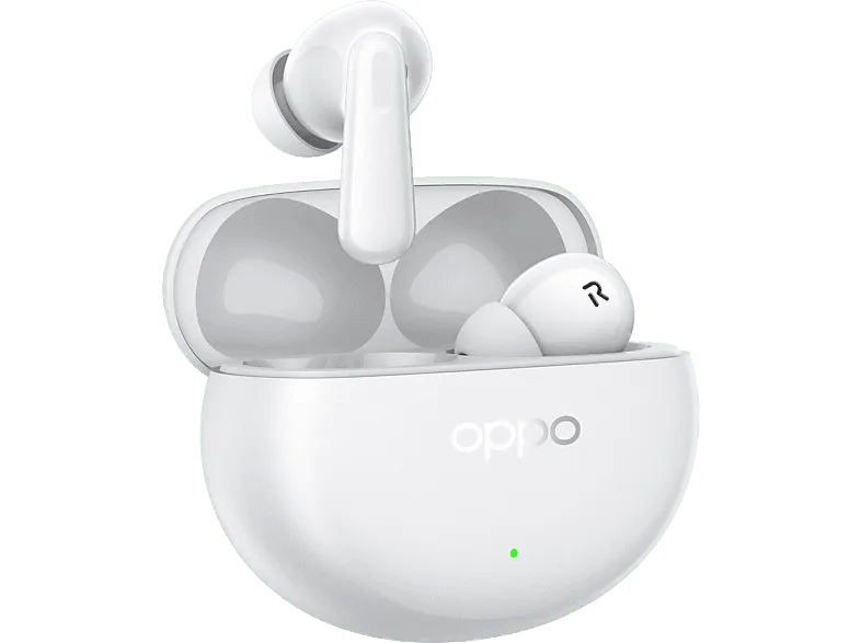 Auriculares True Wireless - OPPO Enco Air4 Pro, Hi-Fi Alive Audio + Master, 36 h Autonomía Estuche, Conexión dual, IP55, ANC, Moonlight White (imagen 1 de 3)