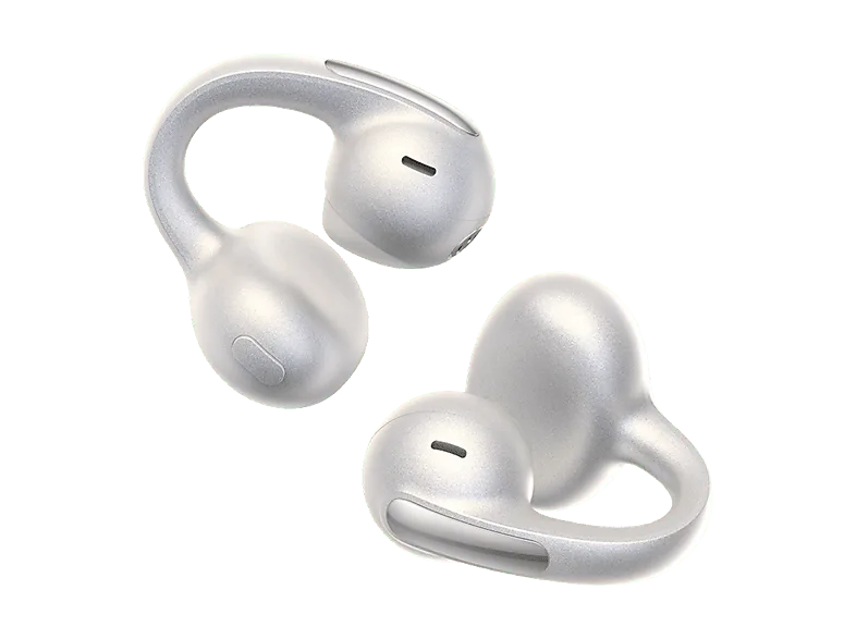 Auriculares conducción de aire - Baseus Bowie MC1 Pro Open-Ear, 40 h autonomía, Cancelación ruido, Audio Hi-Res i3X, Resistencia IP67, Blanco