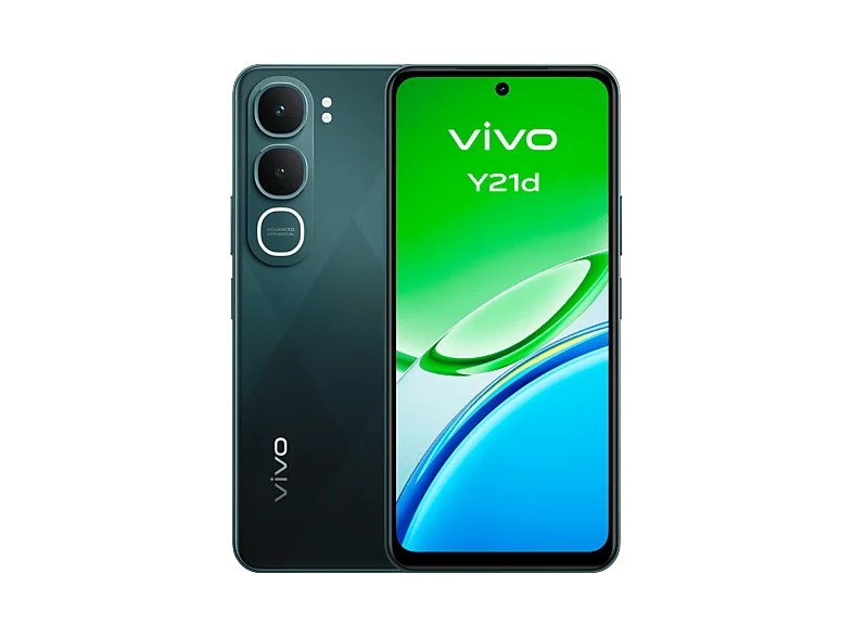 Móvil - vivo Y21d, Jade Verde, 128GB, 4GB RAM, 6.68" LCD, Unisoc UMS9230, 6500 mAh
