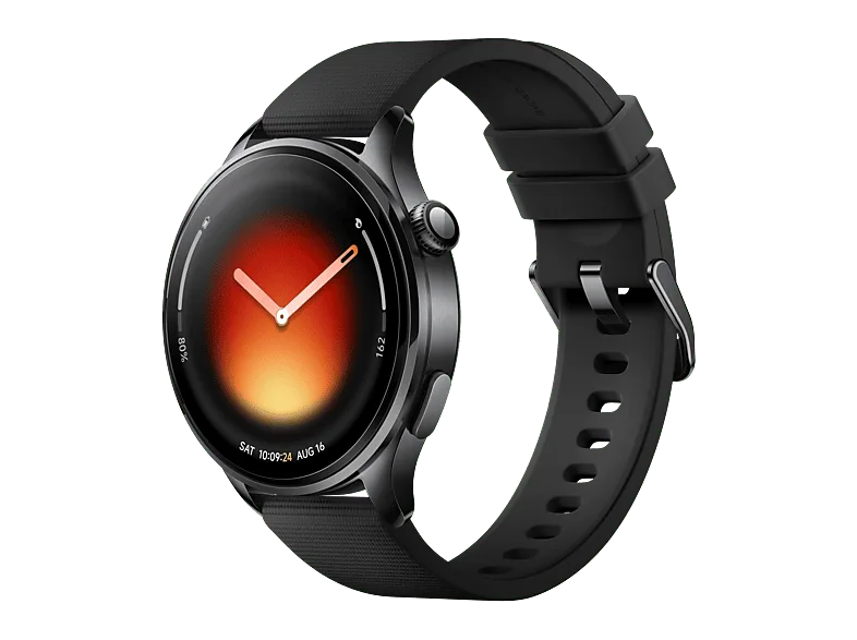 Smartwatch - Xiaomi Watch 5, Correa 135-205 mm, Pantalla AMOLED 1,54”, +150 Modos Deportivos, 18 días Autonomía, Negro – Negro