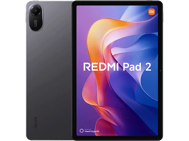 Tablet - Xiaomi Redmi Pad 2, WI-FI, 11" WQHD, 4 GB RAM, 128 GB, MediaTek G100-Ultra, Gris grafito