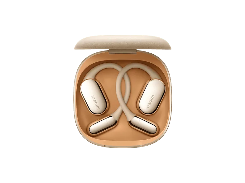 Auriculares True Wireless - Xiaomi OpenWear Stereo Pro, Cancelación ruido, Autonomía 45h, Bluetooth, Dorado Arena