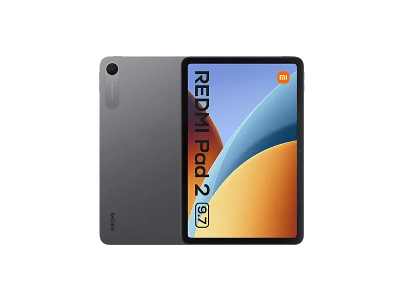 Tablet - Xiaomi REDMI Pad 2, HyperOS, 9.7" 2K Crystal Clear, 4GB RAM, 64GB, Gran Batería de 7600 mAh, Graphite Gray