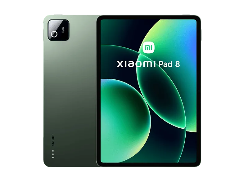Tablet - Xiaomi Pad 8, 11.2" 3.2K 144Hz Crystal-Clear Display, 8GB RAM, 128GB, Snapdragon 8s Gen 4, 9200mAh, Green