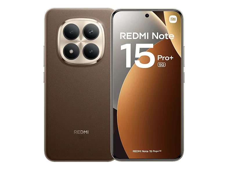 Móvil - Xiaomi Redmi Note 15 Pro+, Mocha brown, 256 GB, 8 GB RAM, 6.83" AMOLED CrystalRes, Snapdragon® 7s Gen , 6500 mAh