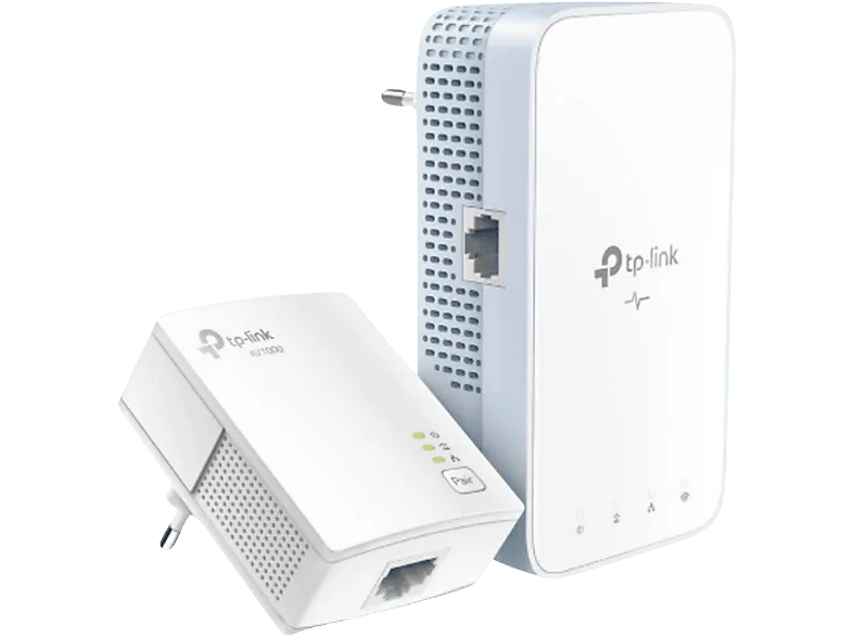 Adaptador PLC - TP-Link TL-WPA7517 KIT, 2 unidades, Wi-Fi, 1000 Mbps, Ethernet Gigabit, Blanco