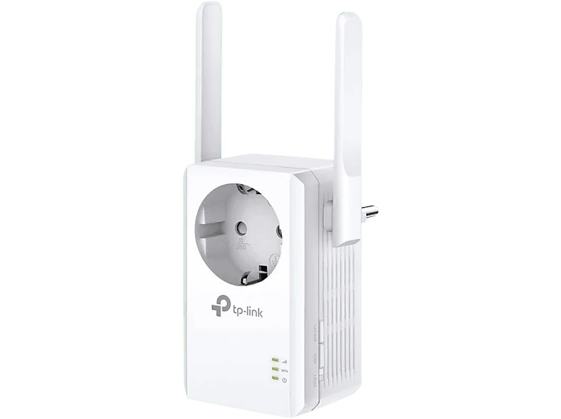 Amplificador WiFi - TP-Link WA860RE, Extensor de Cobertura Wi-Fi, 300 mbps, Enchufe, 2 Antenas, Blanco
