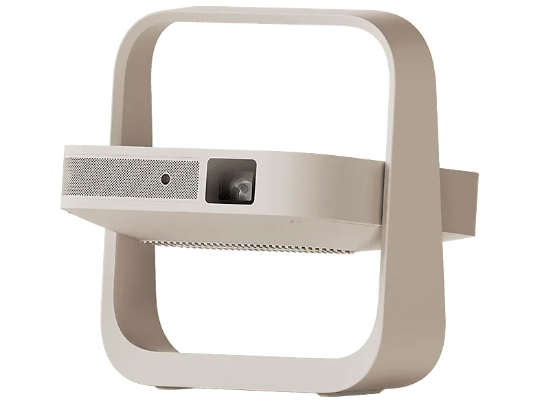 Mini proyector - Xgimi Elfin Flip Plus, Full-HD (1920 x 1080), 25000 h, Wifi 5, Dolby Digital Enfoque Automático, Beige