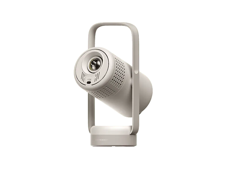 Mini proyector - Xgimi Vibe One, Full-HD, 200 ISO lumens, 160º, Google TV, 2x3W Altavoces JBL, WiFi y Bluetooth, Plata