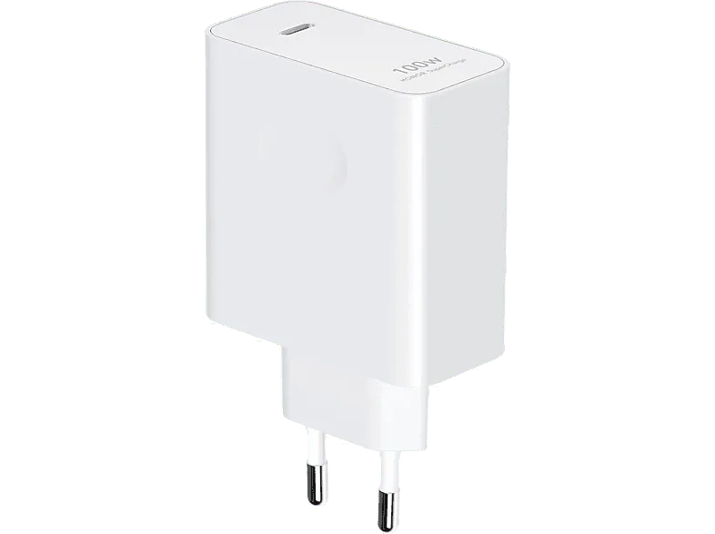 Cargador de pared - Honor Supercharg Poweer Adapter GAN Slim(MAX 100W), Carga ultrarápida, Protección 8 capas, Blanco