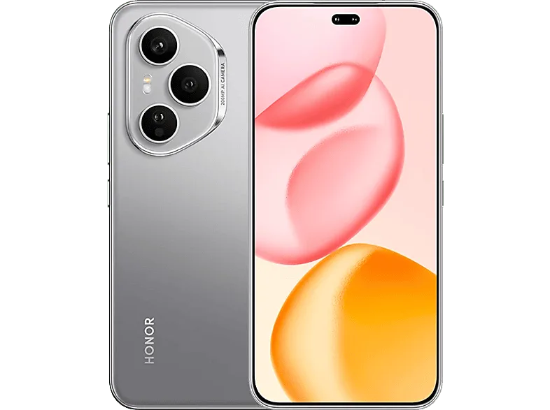 Móvil - Honor 400 Pro 5G, Lunar Grey, 512GB, 12GB RAM, 6.7" AMOLED, Qualcomm Snapdragon 8 Gen 3, 5300 mAh, MagicOS 9.0 (imagen 1 de 3)