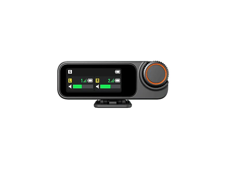 Micrófono - DJI Mic 3 Receptor, Inalámbrico, WiFi, Bluetooth 5.4, Cancelación de ruido avanzada, 10h Autonomía, Negro