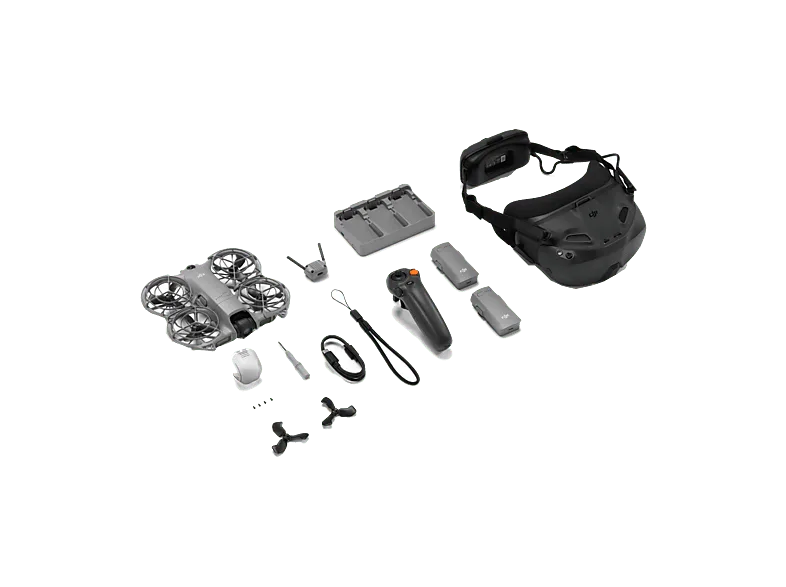 Dron - DJI Neo 2 Motion Fly More Combo, Sensor CMOS 1/2” 12 MP, 19 min Autonomía, WiFi, GB Memoria, Gris