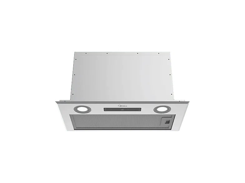 Campana convencional - Midea MH52T17ET21SG, 3 Velocidades, 400 m³/h, 52 cm Ancho, Inverter, Inox