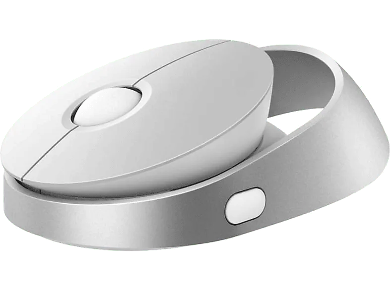 Ratón inalámbrico - Rapoo Ralemo Air 1, Silecioso, Hasta 10 m, Bluetooth 5.0, 3.0, Plug & Play, 1600 ppp, Blanco