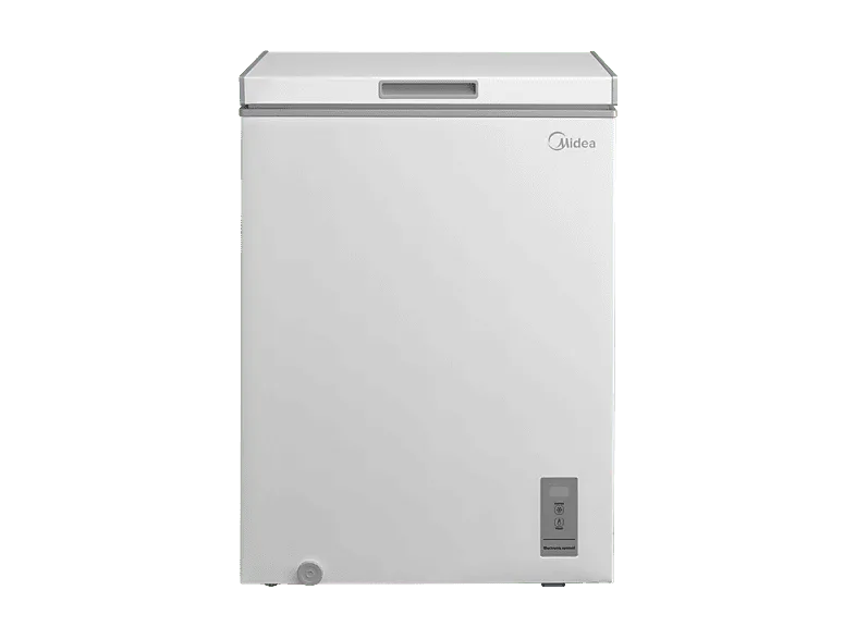 Congelador horizontal - Midea MDRC211FZE01, 143L, 85 cm Alto, Inverter, Fast Freezing, Control Electrónico, Blanco