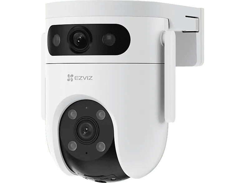 Cámara de vigilancia IP - EZVIZ H9C, 2K (2048x1536 píxeles), Función visión nocturna, Resistente intemperie, Audio bidireccional, Blanco