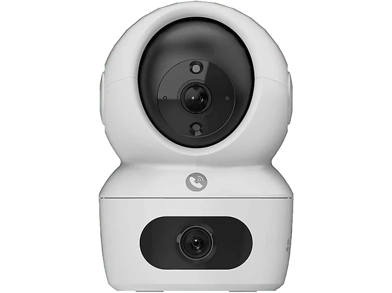 Cámara de vigilancia IP - Ezviz H7c, Resolución 2K, Dos Lentes, Función visión nocturna, Interiores, Blanco