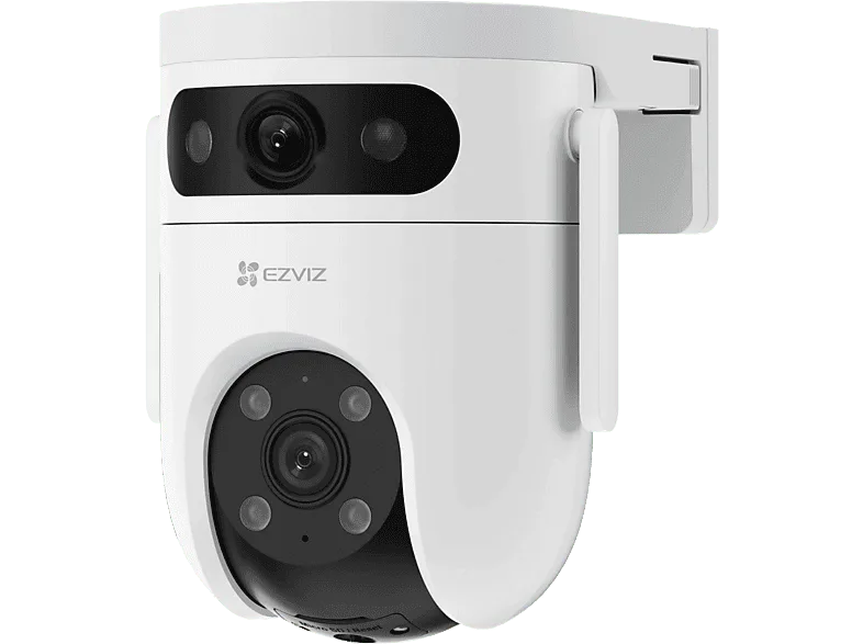 Cámara de vigilancia IP - Ezviz H9c Dual 3K, 2880 x 1620, Función visión nocturna, Detección forma humana/vehículo IA, Blanco