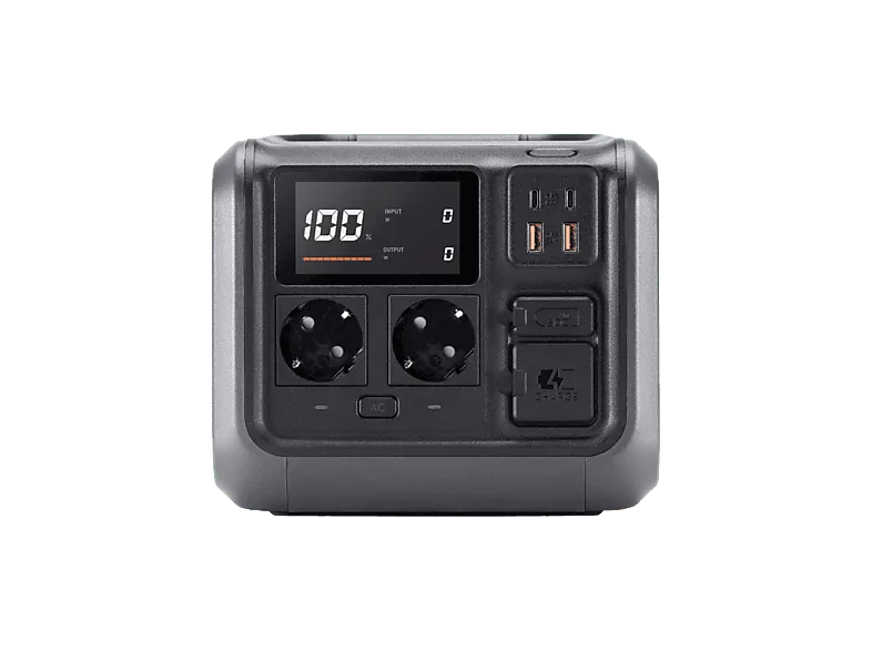 Estación de carga - DJI Power 500, 512 Wh, 25 dB(A), Negro