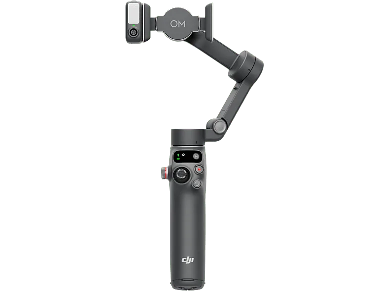 Gimbal - DJI Osmo Mobile 7P, 10h Autonomía, Estabilización de tres ejes, Seguimiento Inteligente, Brazo extensible y Trípode, Gris Oscuro