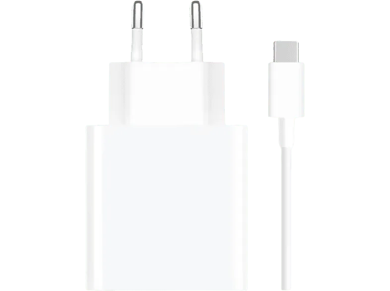 Cargador móvil - Xiaomi 67W Charging, 67W, USB-C, Blanco