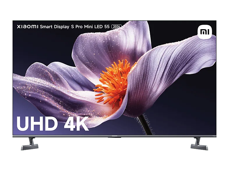 TV Mini LED 75" - Xiaomi S Pro LED, UHD 4K, HDR10+, Quad cortex A73, Smart (Google TV), DVB-T2 (H.265), Gris Oscuro