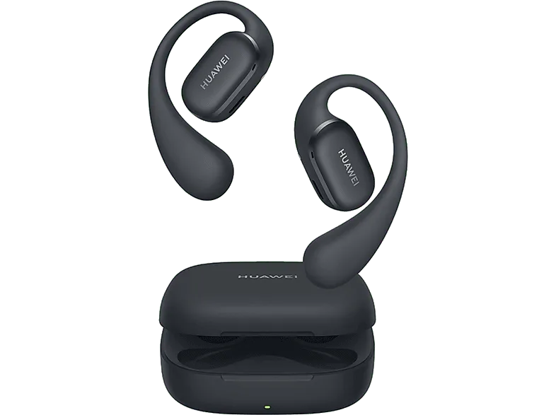 Auriculares conducción de aire - Huawei FreeArc, Supraaurales, Bluetooth, 28h Autonomía, Negro