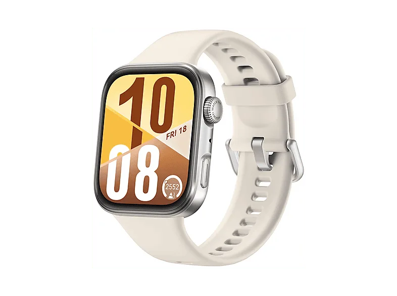 Smartwatch - Huawei Watch Fit 4, 1.82" AMOLED, 10 días batería, Compatible iOS Android, Correa Fluoroelastómero, Blanco