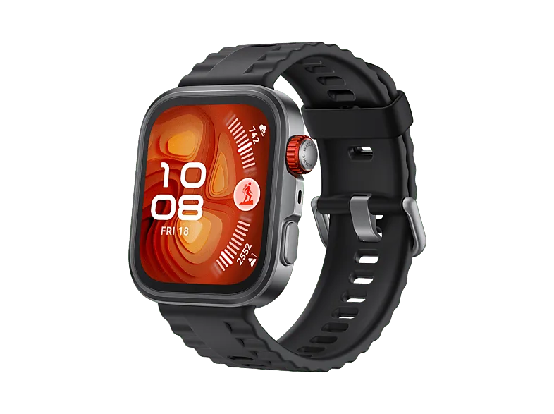 Smartwatch - Huawei Watch Fit 4 Pro, 1.82" AMOLED, 10 días batería, Compatible iOS Android, Correa Fluoroelastómero, Negro