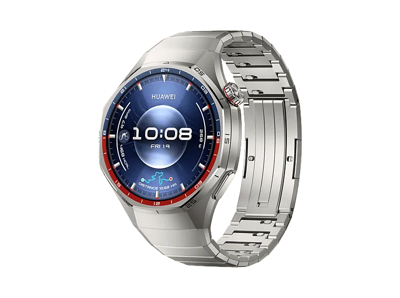 Smartwatch - Huawei Watch GT6 Pro, 46mm, Pantalla AMOLED, 21 días Autonomía, Monitorización avanzada de Salud, BT, Resistente al Agua, ECG, Titanio