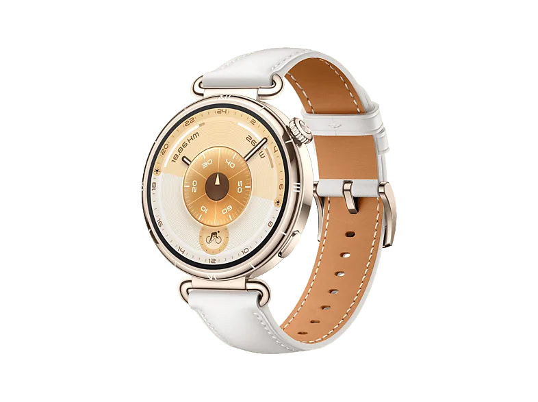 Smartwatch - Huawei Watch GT6, 41mm, Pantalla AMOLED, Hasta 14 días Autonomía, Monitorización avanzada de Salud, Bluetooth, Resistente al Agua, Blanco