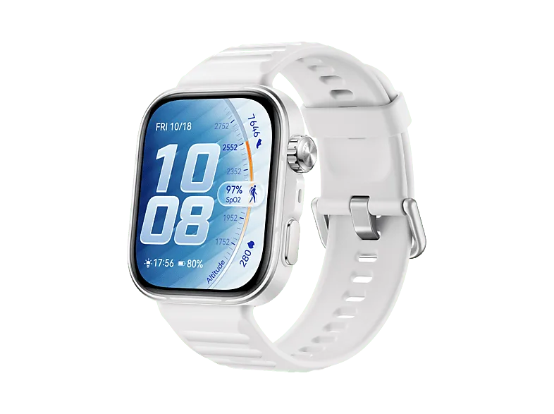 Smartwatch - Huawei Watch Fit 5 Pro, 48.77 mm, Correa 20 7 días Autonomía en Uso Típico, Pantalla AMOLED 1.92", Blanco – Blanco