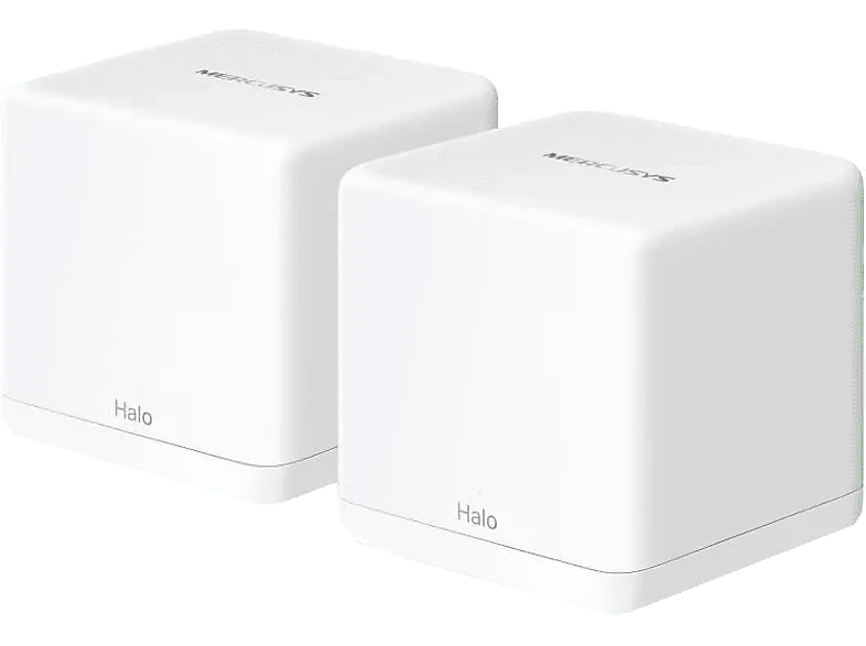 Sistema WiFi Mesh - Mercusys Halo H60X, Pack 2, 1500 Mbps, MU-MIMO, 350 m², +100 Dispositivos, Blanco