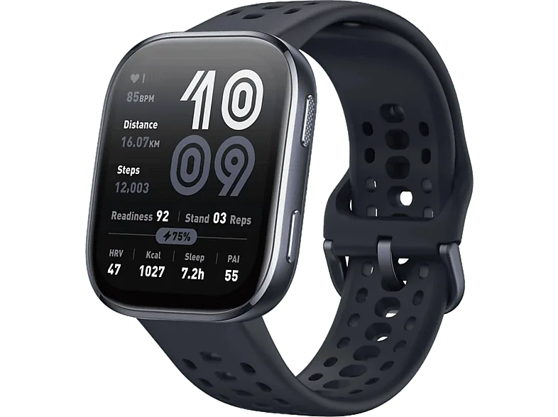 Smartwatch - Amazfit Bip 6, 22mm, Pantalla AMOLED de 1.97", 5 ATM, 14 días Autonomía, Negro (imagen 1 de 3)