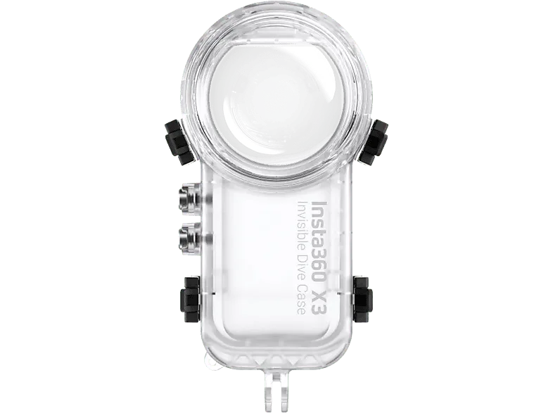 Carcasa cámara deportiva - Insta360 X3, IPX8, Resistente hasta 50m, Capturas 360, Transparente