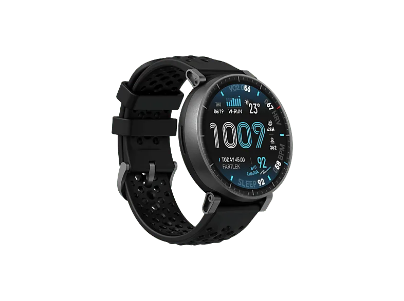 Smartwatch - Amazfit Active Max, Correa 22mm, Pantalla AMOLED 1,5”, 25 días de Autonomía, Bluetooth, NFC, 5 ATM, Negro
