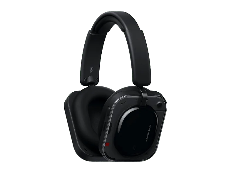 Auriculares inalámbricos - Nothing Headphone (a), 120h Autonomía, Cancelación de Ruido Activa, Certificación Hi-Res y LDAC, Control Táctil, Negro