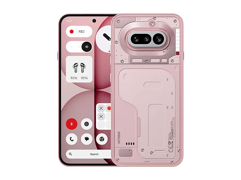 Móvil - Nothing Phone 4a, Rosa, 256GB, 8GB RAM, 6.78" AMOLED LTPS flexible, Snapdragon 7s Gen 4, 5400 mAh – Rosa
