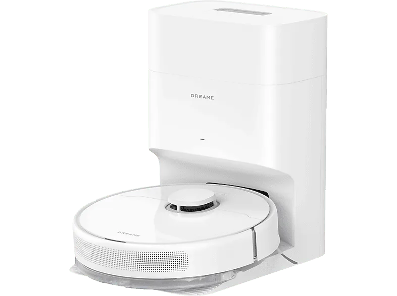 Robot aspirador - Dreame D10 Plus Gen 2, 6000 Pa, 400 ml Depósito de polvo, 150 min Autonomía, Friega , 5200mAh, Blanco